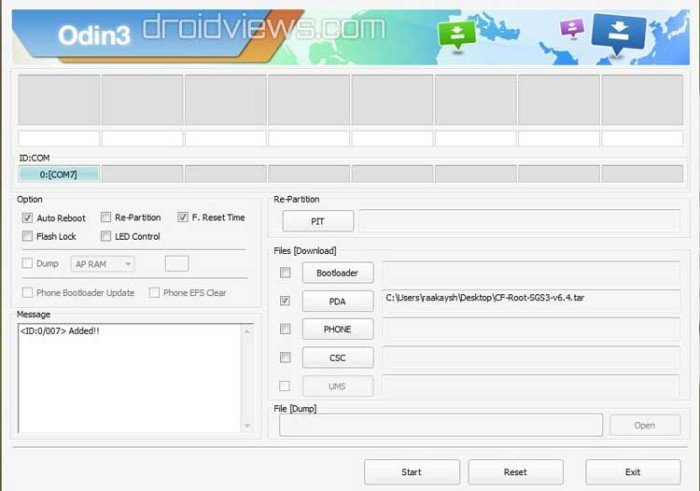 Root Samsung Galaxy S3 on Android 4.1.2