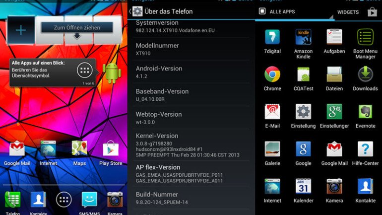 Motorola Razr (GSM) XT910 Android 4.1