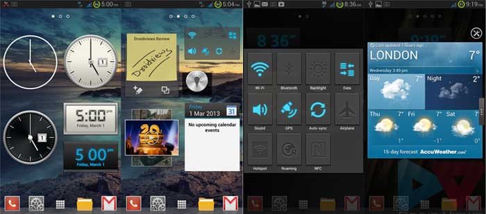 XperianZe ROM-S3-widgets