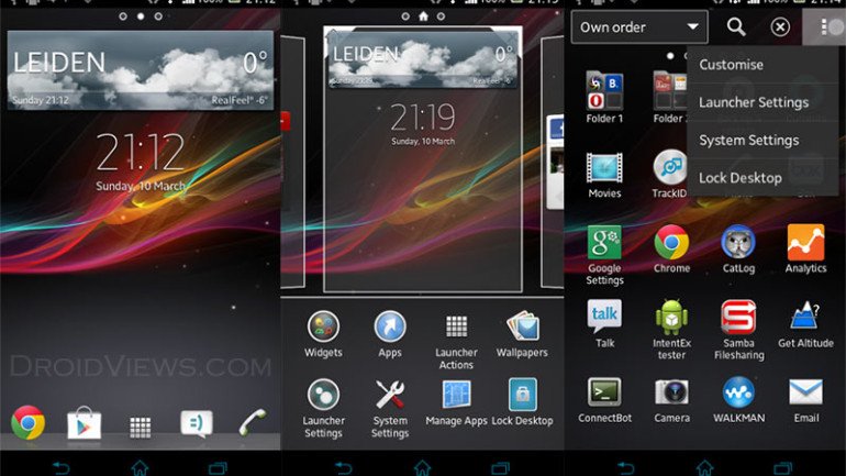 Xperia Z Launcher
