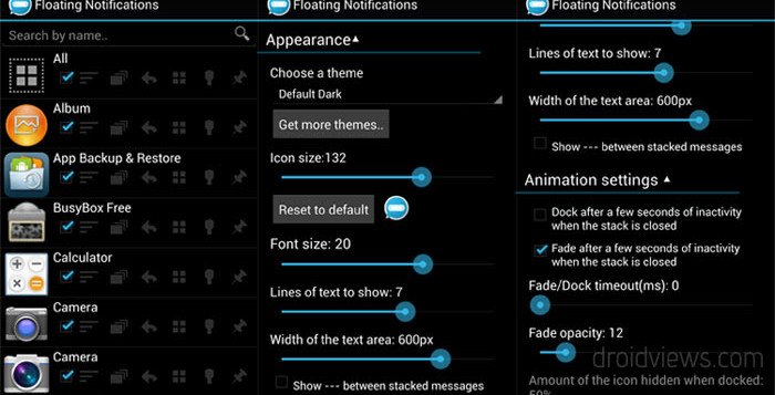 Floating-Notifications-app