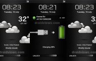 360 Weather Clock Widget - Weather Clock Widget MIUI In Dark Background - Droid Views