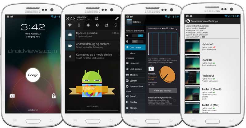 ParnoidAndroid CM10 Hybrid