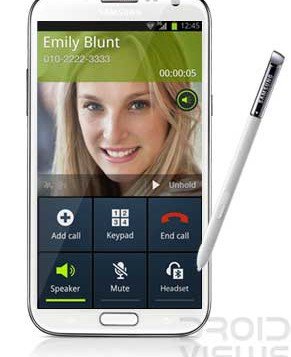 Galaxy Note Boost Volume note 2 call screen