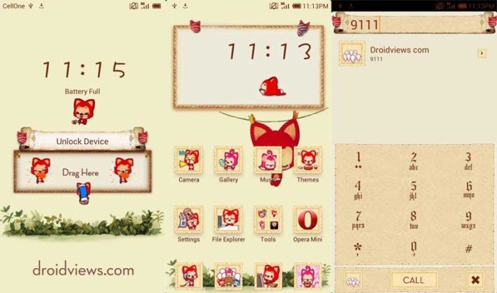 Theme For MIUI V4/JB - Tanuki Ali Theme For MIUI V4/JB - Droid Views