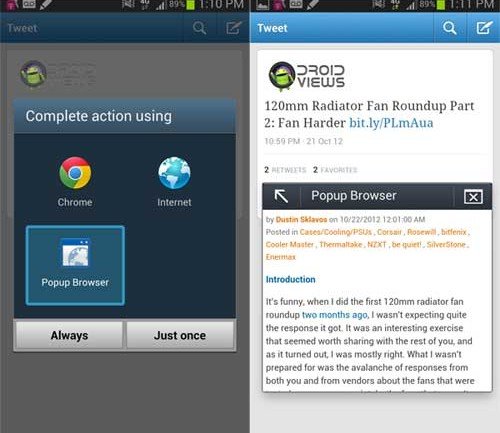 note 2 pop-up browser