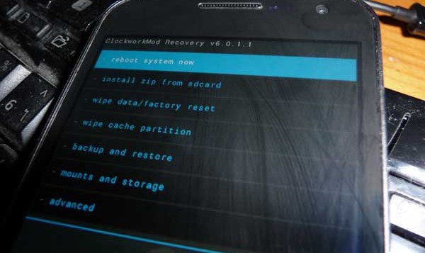 CWM Touch Recovery-Galaxy Nexus Galaxy Nexus I9250 recovery mode