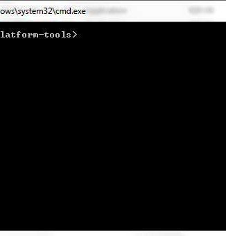 command prompt sdk platform tools