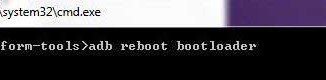 reboot bootloader adb reboot bootloader