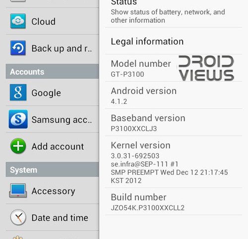 Samsung Galaxy Tab 2 7.0 P3100-jelly-bean
