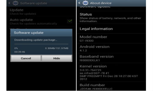 Android 4.1.2 Jelly Bean Update For Samsung Galaxy S3 - Screenshot And Detailed Info Of Android 4.1.2 Jelly Bean Update For Samsung Galaxy S3 - Droid Views