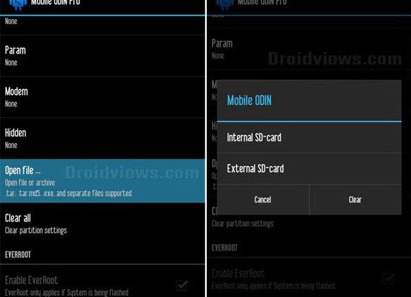mobile odin pro galaxy s4