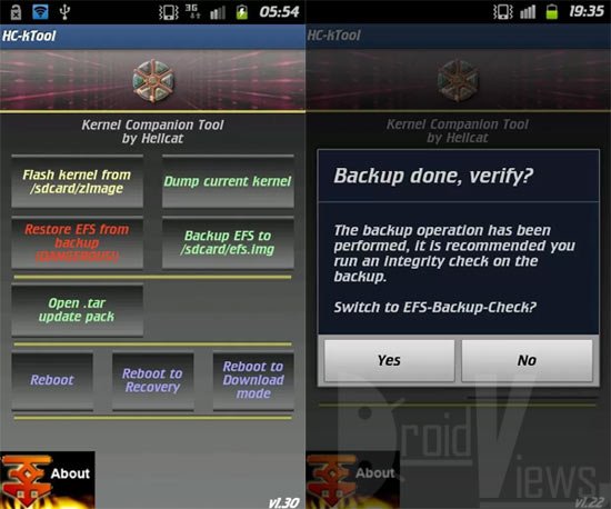 Backup efs imei kTool
