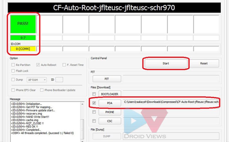 root us cellular galaxy s4 odin