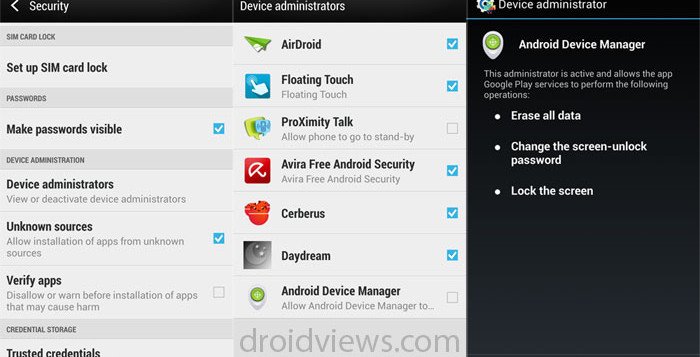 Device Manager permissions