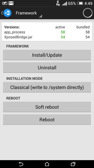 install-xposed-framework