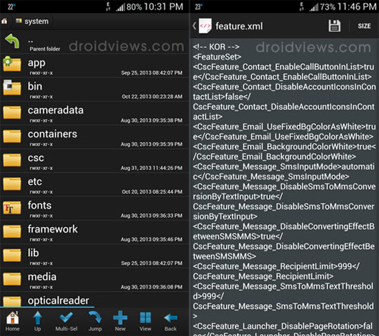 galaxy s4 csc features
