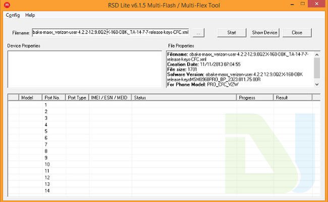 rsd lite tool motorola