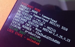 nexus 5 fastboot mode