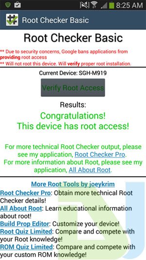 t-mobile galaxy s4 root check