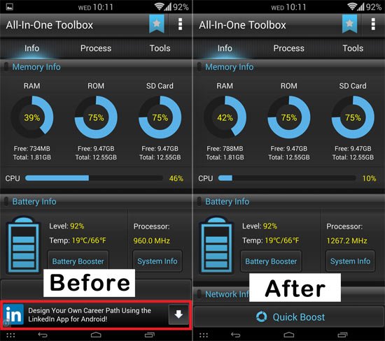 ger rid of apps