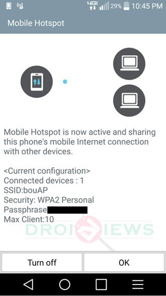 verizon lg-g2 wifi tethering-lollipop