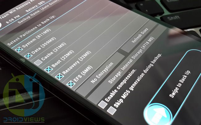 custom rom on nexus 5 backup