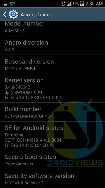 T-Mobile Galaxy S4 KitKat