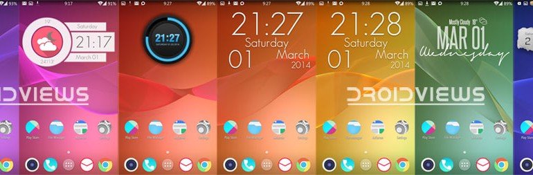 Xperia Z2 Live Wallpaper