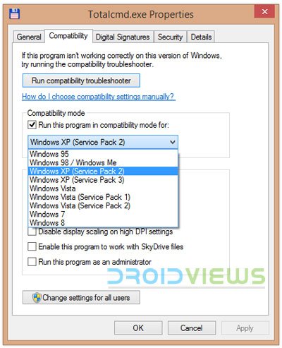 windows program compatibility-1