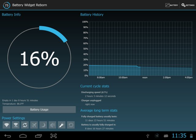 Battery Widget Reborn