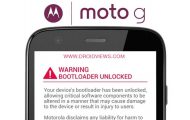 Bootloader Warning on Moto G