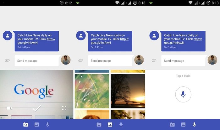 Messages app attachments