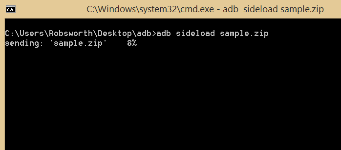 ADB Sideload - Sideload ROM and Mod Zip ADB Sideload - Sideload ROM and Mod Zip