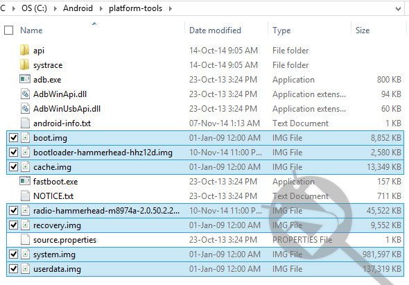 factory images nexus devices