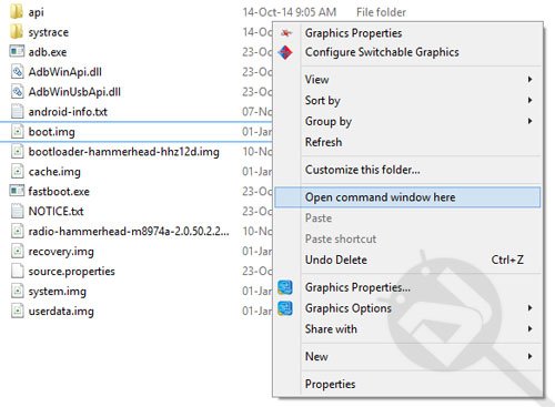 launching command window