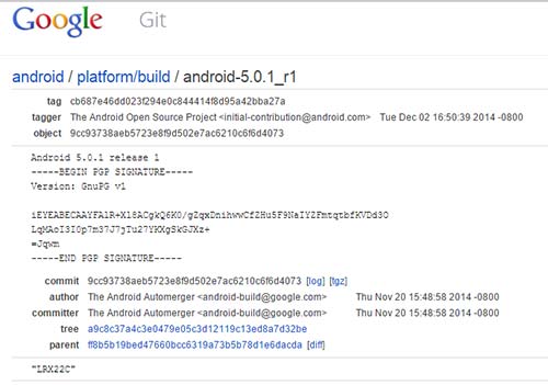 AOSP-Android-Lollipop