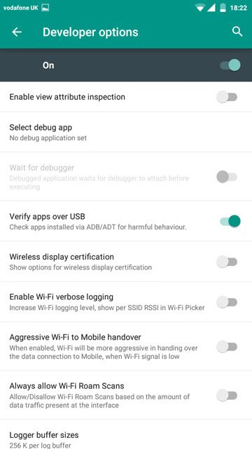 RR Remix developer options