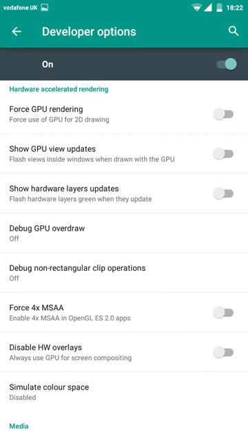RR Remix developer options