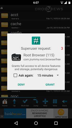 Root-permissions-granted