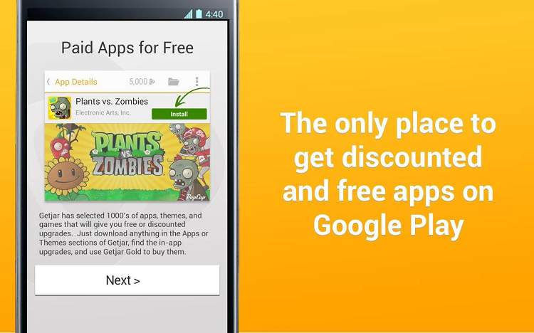 Getjar: Paid Apps for Free
