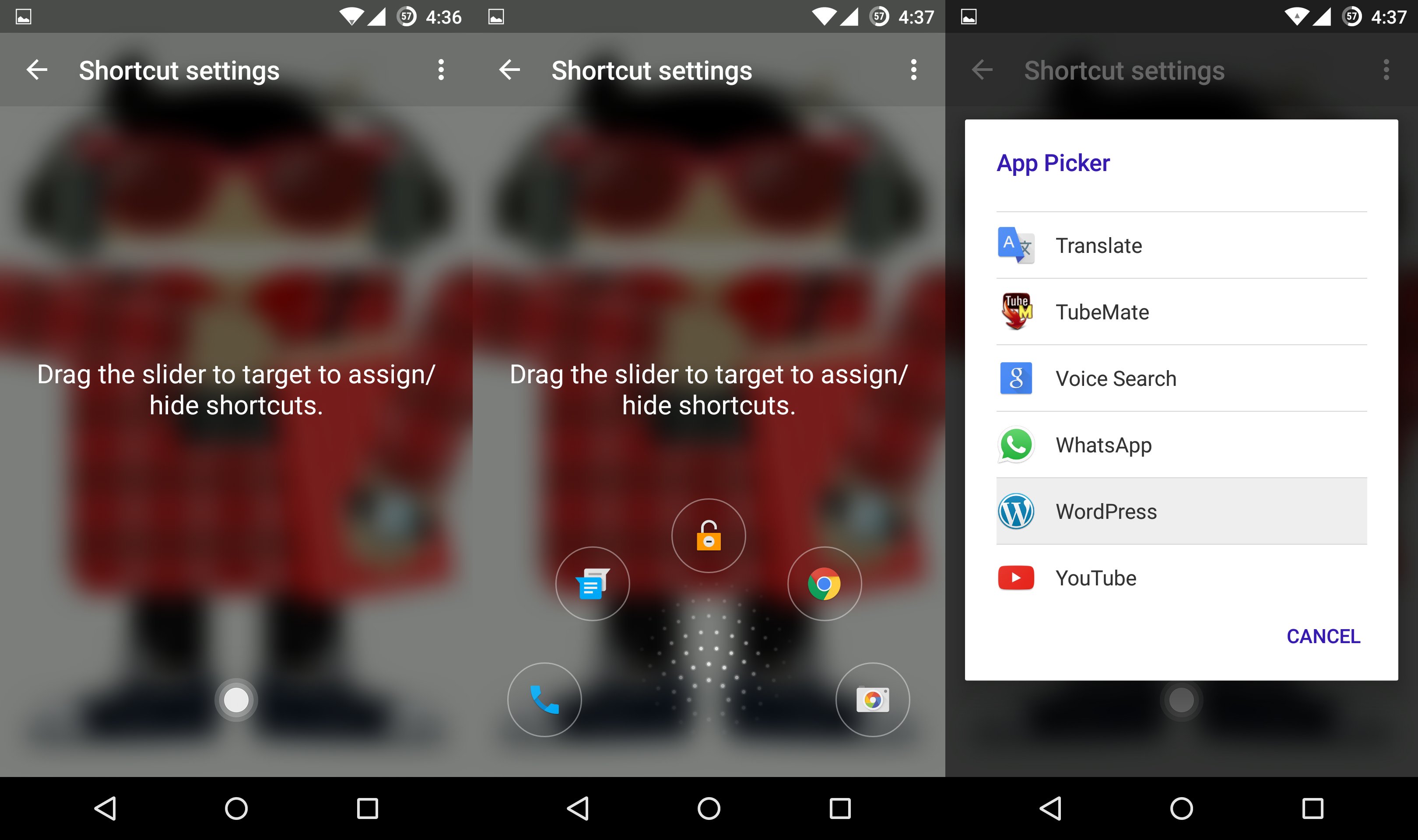 Hi-Locker Shortcuts