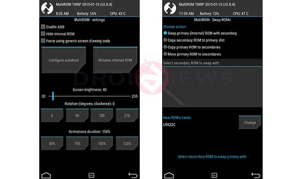 MultiROM-Settings