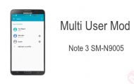 Multi User Feature on Note 3