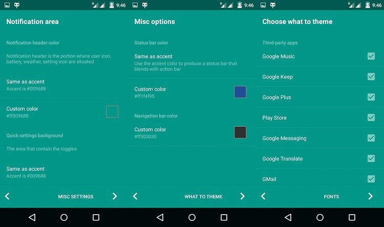 theme diy app options