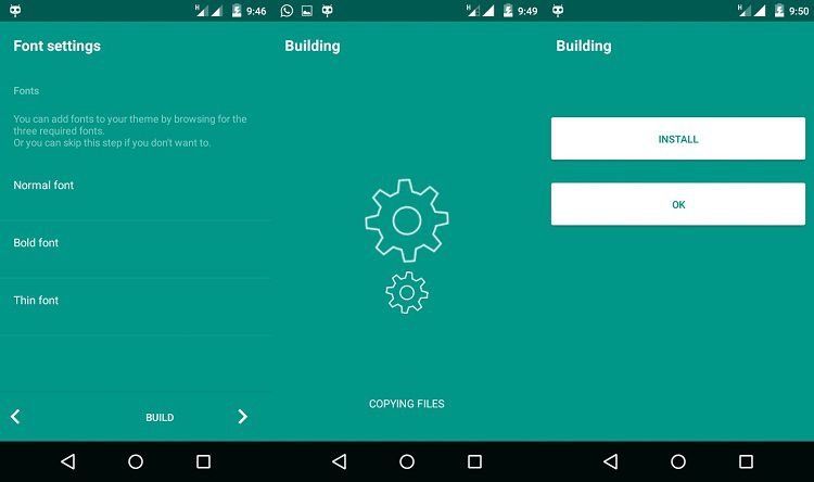 theme diy app font setting