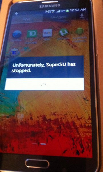 Unfortunately SuperSU has Stopped