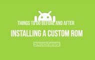 install custom rom android