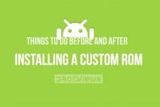 install custom rom android
