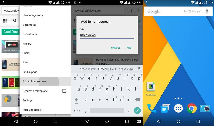 chrome-bookmark-homescreen